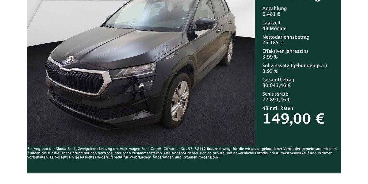 Skoda Karoq 6.607 km 32.582 &euro; Dortmund 44309