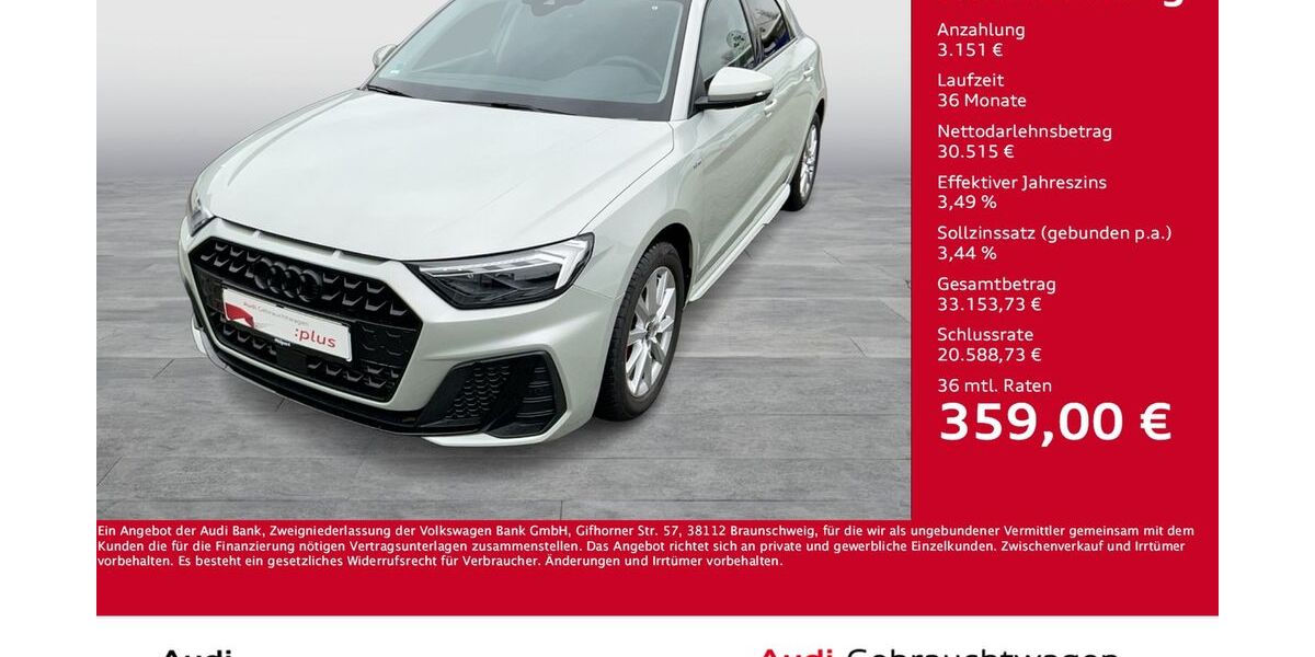 Audi A1 6.625 km 33.211 &euro; Dortmund 44143