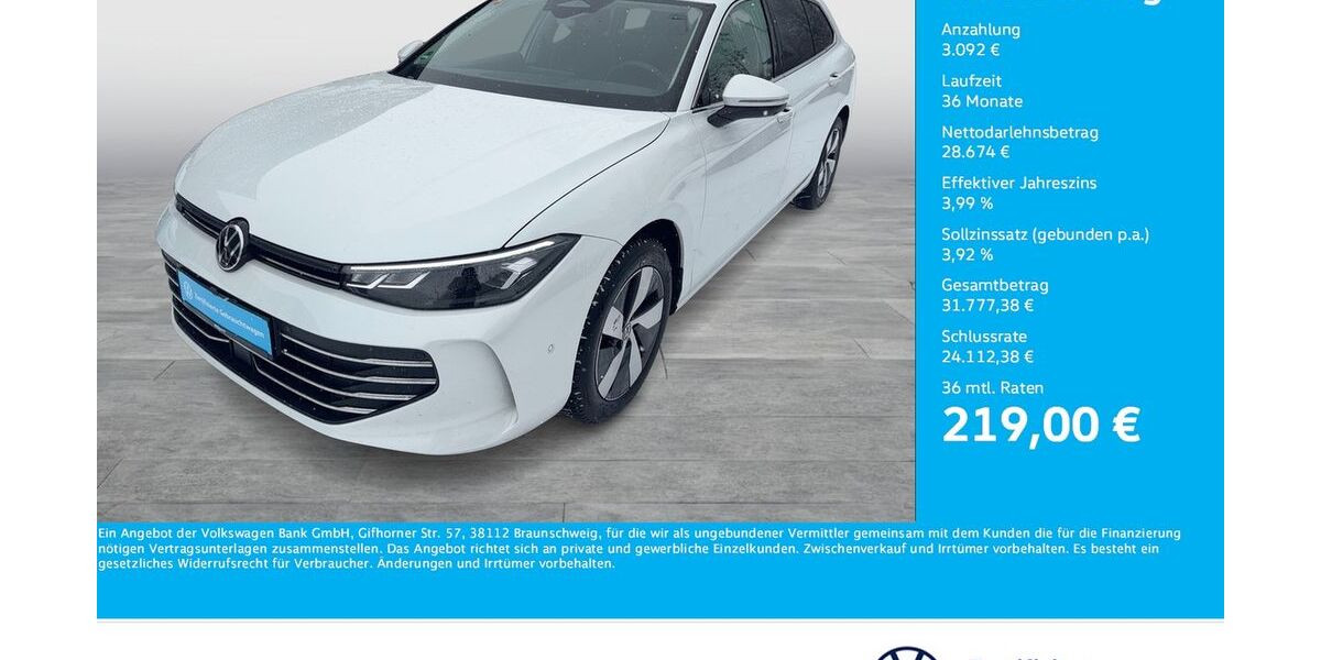 VW Passat Variant 19.371 km 31.311 &euro; Bergkamen 59192