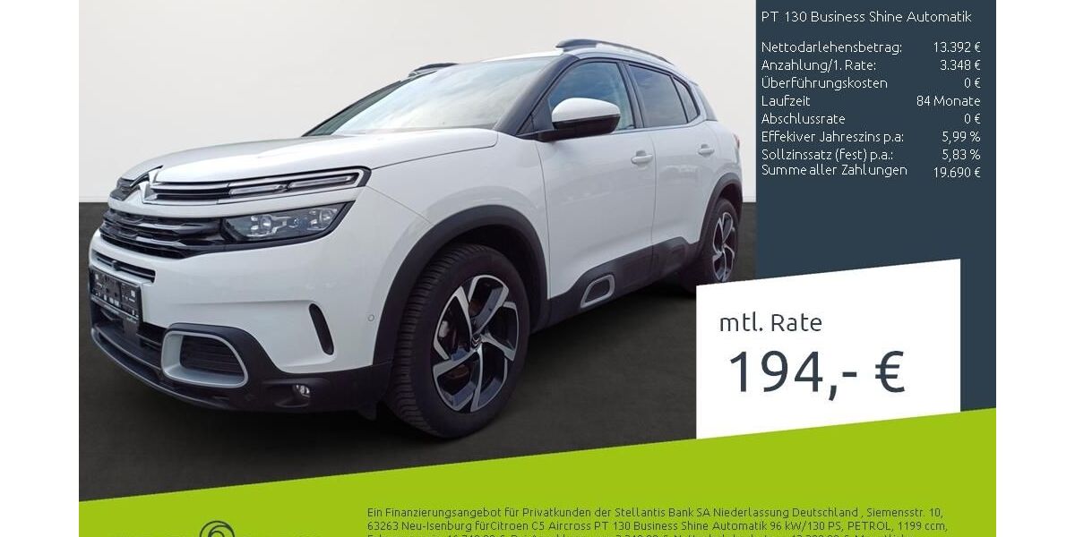 Citroen C5 Aircross 33.590 km 16.740 &euro; Dortmund 44263