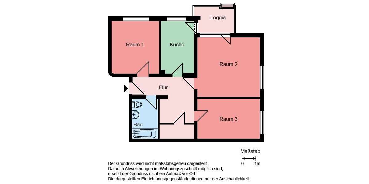 Etagenwohnung Kamen Methler - 3 Zimmer, 80 m&sup2;, 589&euro; | Angebot:27339366
