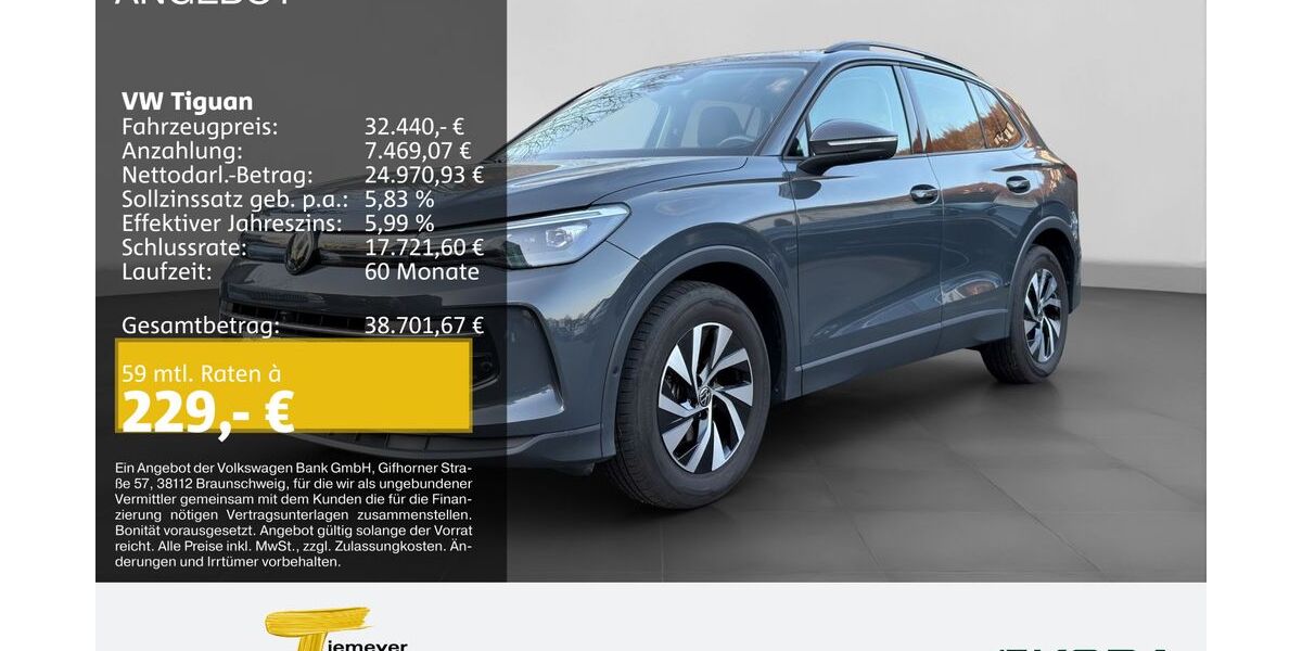 VW Tiguan 21.932 km 32.240 &euro; Werdohl 58791