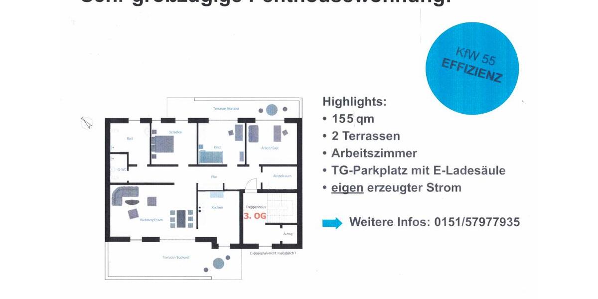 Einfamilienhaus Arnsberg Rusch - 4 Zimmer, 155 m&sup2;, 1.980&euro; | Angebot:26454215