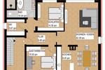 Etagenwohnung Dortmund Hörde - 3.5 Zimmer, 120 m&sup2;, 1.695&euro; | Angebot:25894313