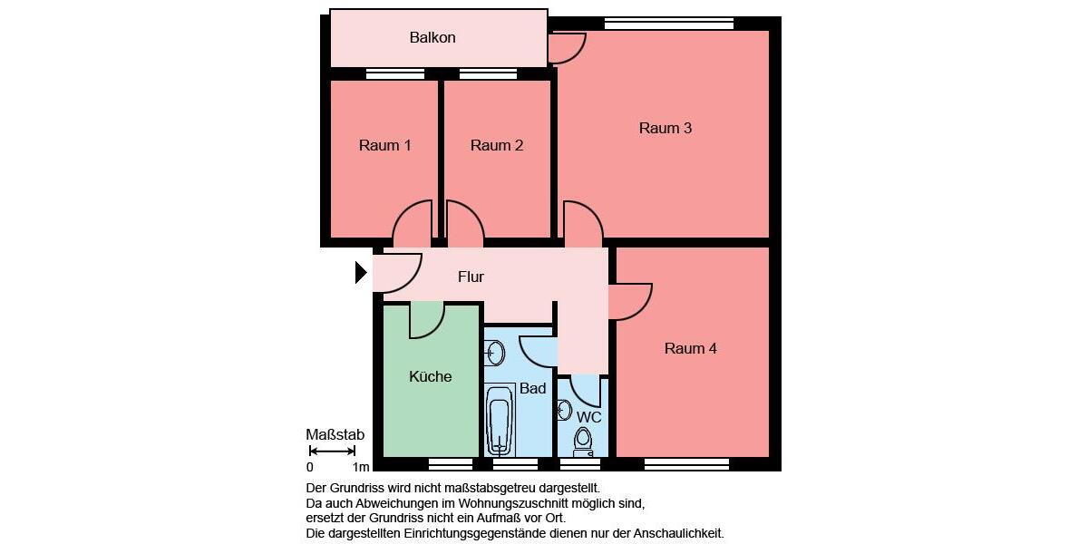 Etagenwohnung Werl - 4 Zimmer, 85 m&sup2;, 629&euro; | Angebot:25310051
