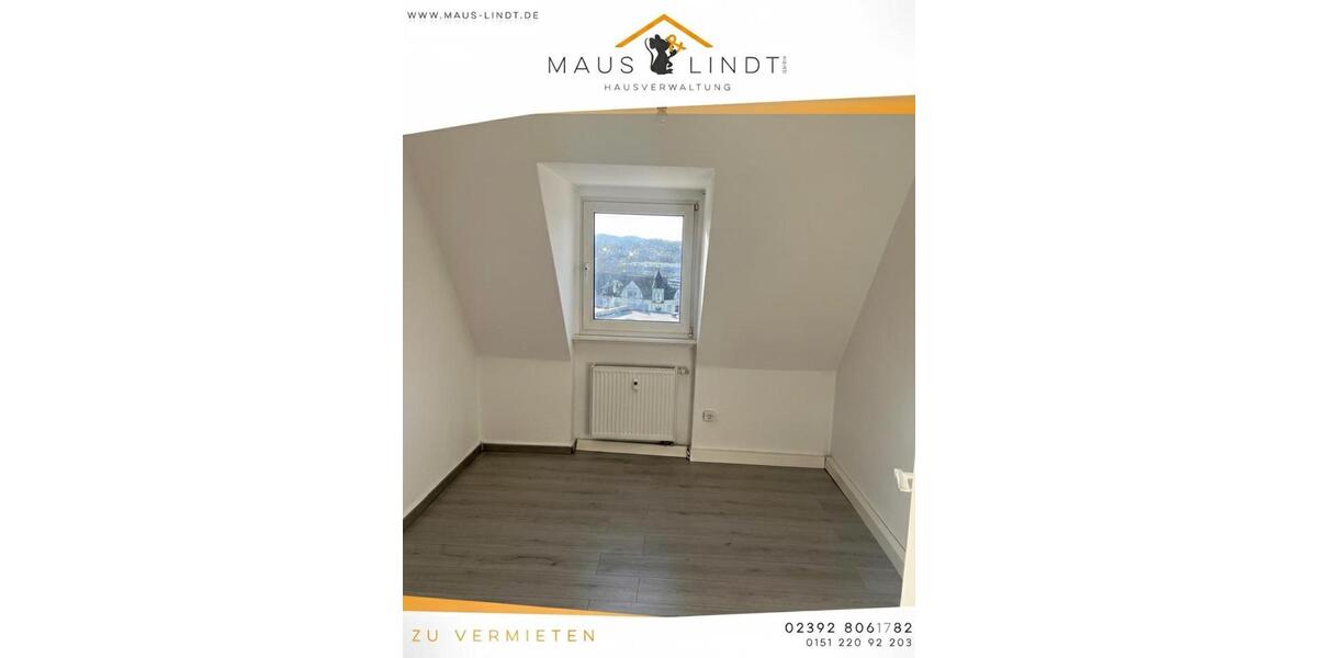 Dachgeschoßwohnung Plettenberg - 3 Zimmer, 45 m&sup2;, 530&euro; | Angebot:25262675