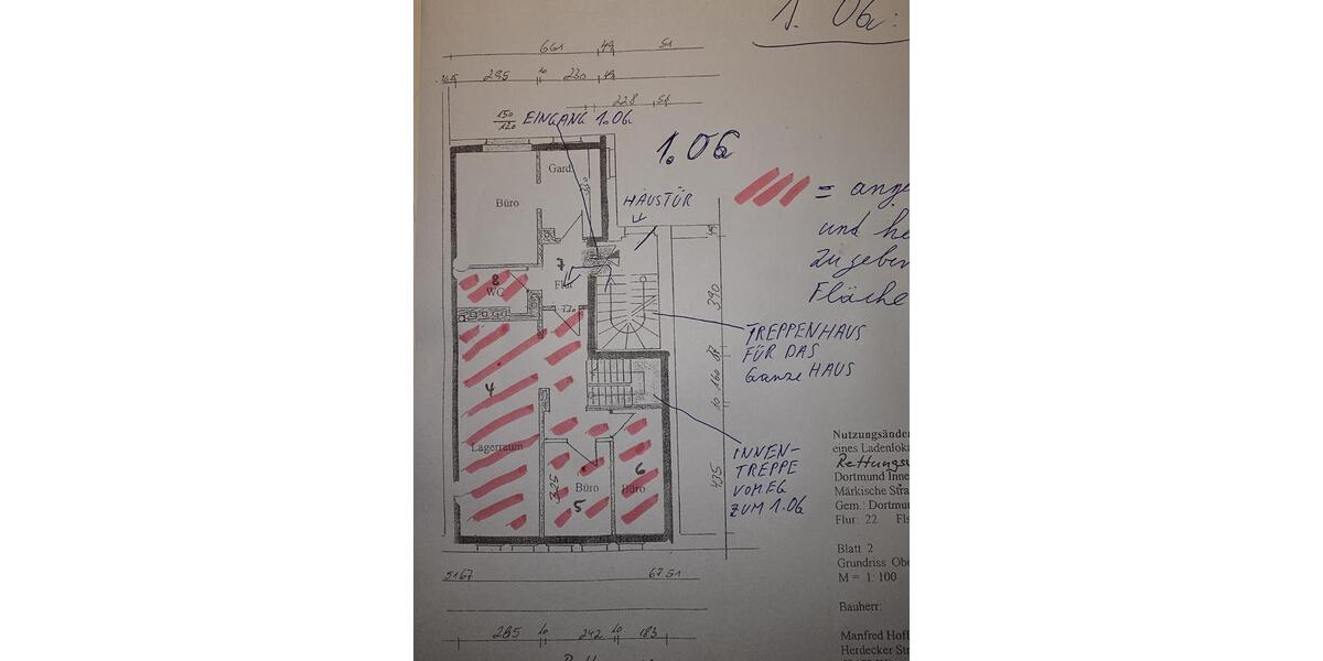 Loft - Studio - Atelier Dortmund Gartenstadt - 7 Zimmer, 156 m&sup2;, 1.199&euro; | Angebot:25048224