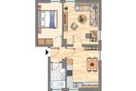 Erdgeschoßwohnung Dortmund Eving - 2 Zimmer, 42 m&sup2;, 366&euro; | Angebot:26586843