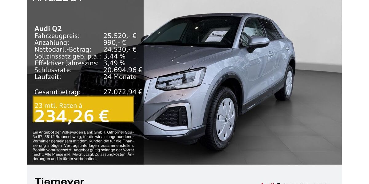 Audi Q2 7.793 km 25.520 &euro; Lüdenscheid 58511