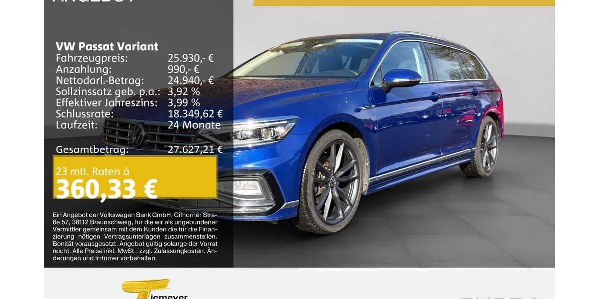 VW Passat Variant 63.078 km 25.930 &euro; Werdohl 58791