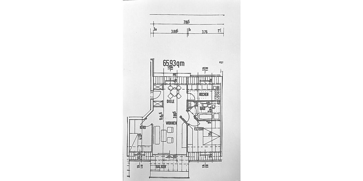Dachgeschoßwohnung Hemer - 3 Zimmer, 66 m&sup2;, 500&euro; | Angebot:26587524