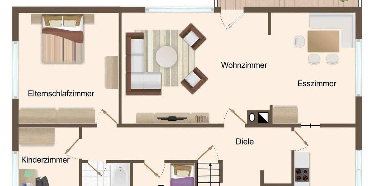 Einfamilienhaus Schwerte Westhofen - 9 Zimmer, 145 m&sup2;, 420.000&euro; | Angebot:25689718