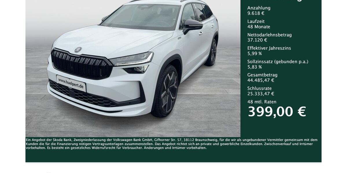 Skoda Kodiaq 17.369 km 46.688 &euro; Dortmund 44309