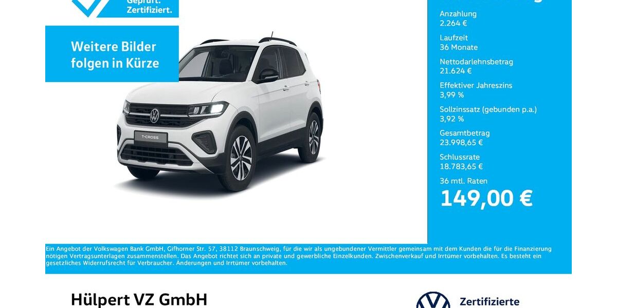 VW T-Cross 8.340 km 22.888 &euro; Dortmund 44379