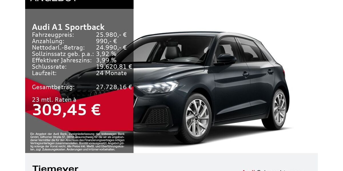 Audi A1 13.253 km 25.480 &euro; Plettenberg 58840