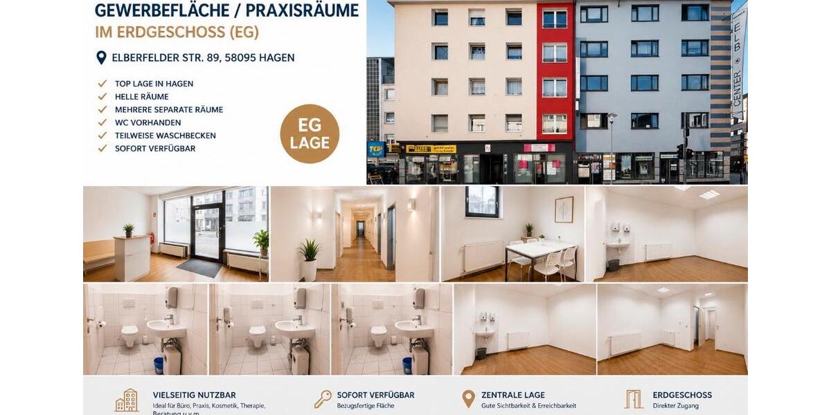 Gewerbeobjekt Hagen - 1.100&euro; | Angebot:26637641
