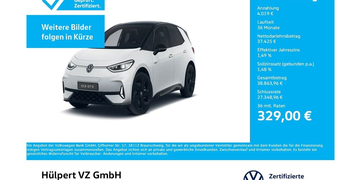 VW ID.3 16.515 km 41.444 &euro; Dortmund 44141