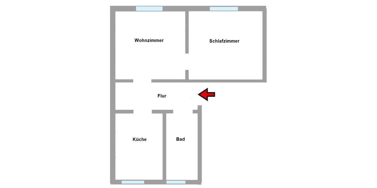 Etagenwohnung Lüdenscheid Staberg - 2 Zimmer, 45 m&sup2;, 300&euro; | Angebot:26489434