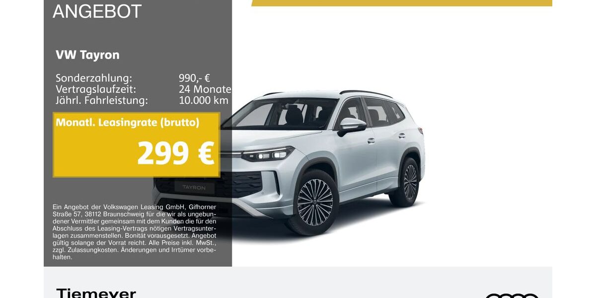 VW Tayron 25.703 km 39.770 &euro; Plettenberg 58840