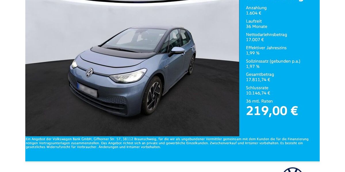 VW ID.3 25.048 km 18.611 &euro; Unna 59423