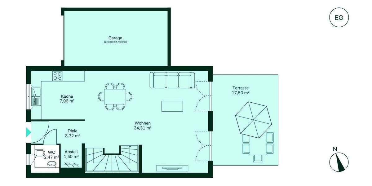 Doppelhaushälfte Bergkamen Weddinghofen - 4 Zimmer, 131 m&sup2;, 402.500&euro; | Angebot:25673611