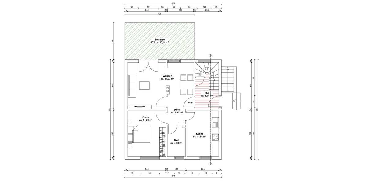 Mehrfamilienhaus, Wohnhaus Lünen Wethmar - 1 Zimmer, 165 m&sup2;, 449.000&euro; | Angebot:26027030