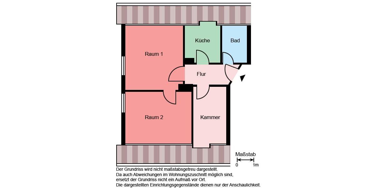 Dachgeschoßwohnung Plettenberg - 3 Zimmer, 38 m&sup2;, 339&euro; | Angebot:26545841