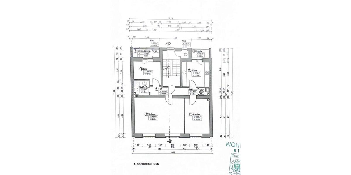 Etagenwohnung Dortmund Innenstadt West - 4 Zimmer, 88 m&sup2;, 215.000&euro; | Angebot:26869300