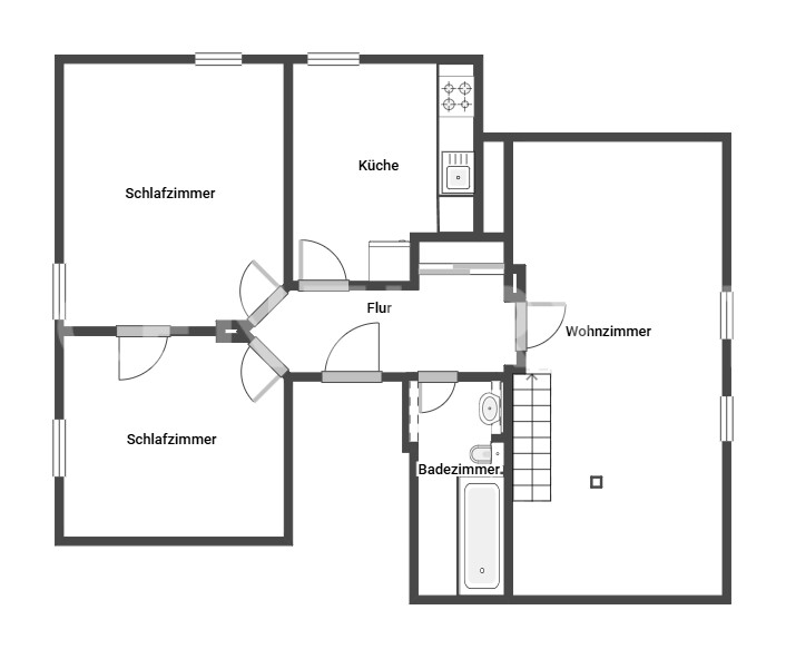 Repräsentatives Wohnen in guter Nachbarschaft - Etagenwohnung Lünen - Mitte Mitte | Angebot:22298728