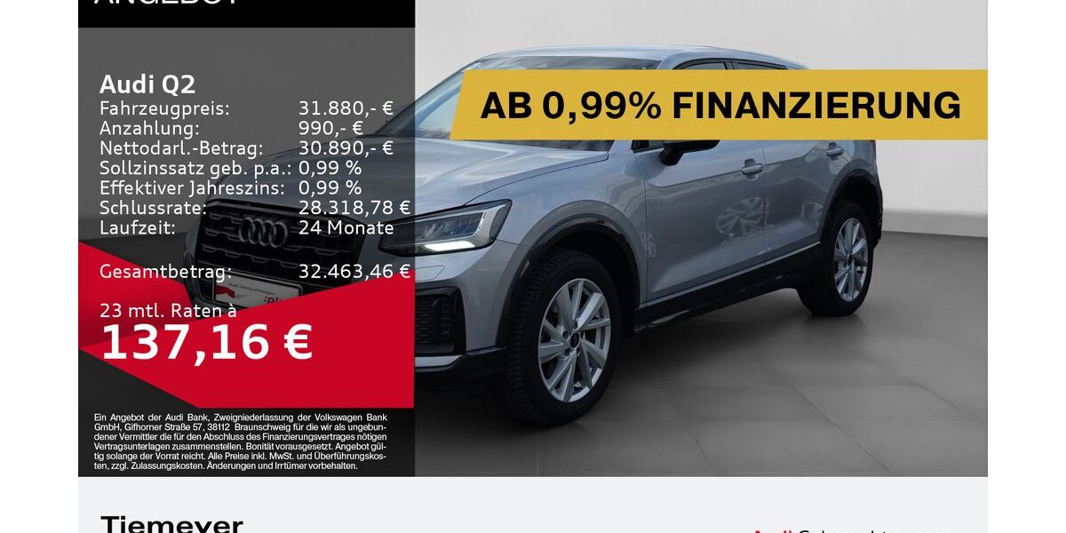 Audi Q2 23.575 km 28.180 &euro; Plettenberg 58840