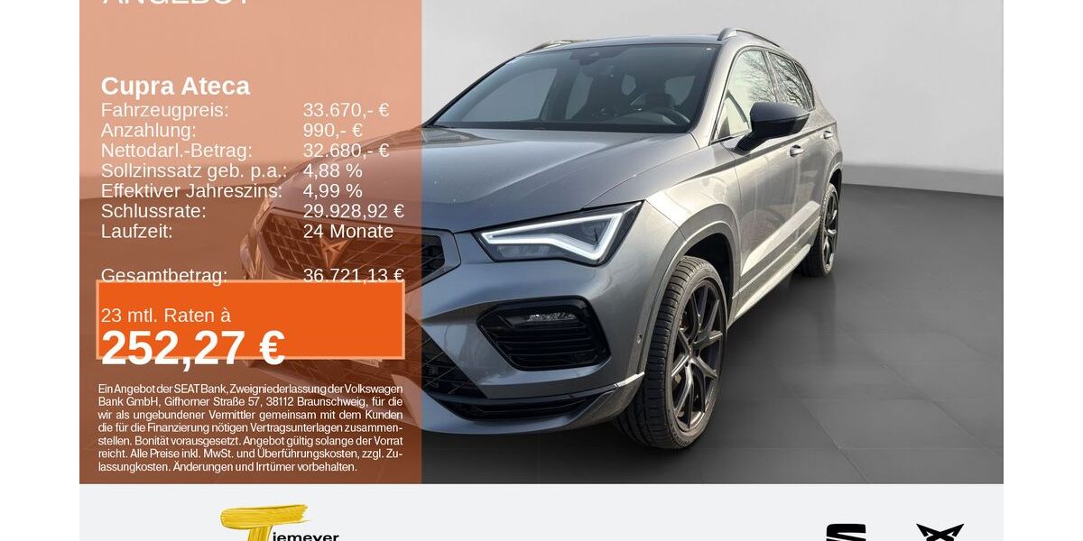 Cupra Ateca 1.500 km 32.990 &euro; Lüdenscheid 58513