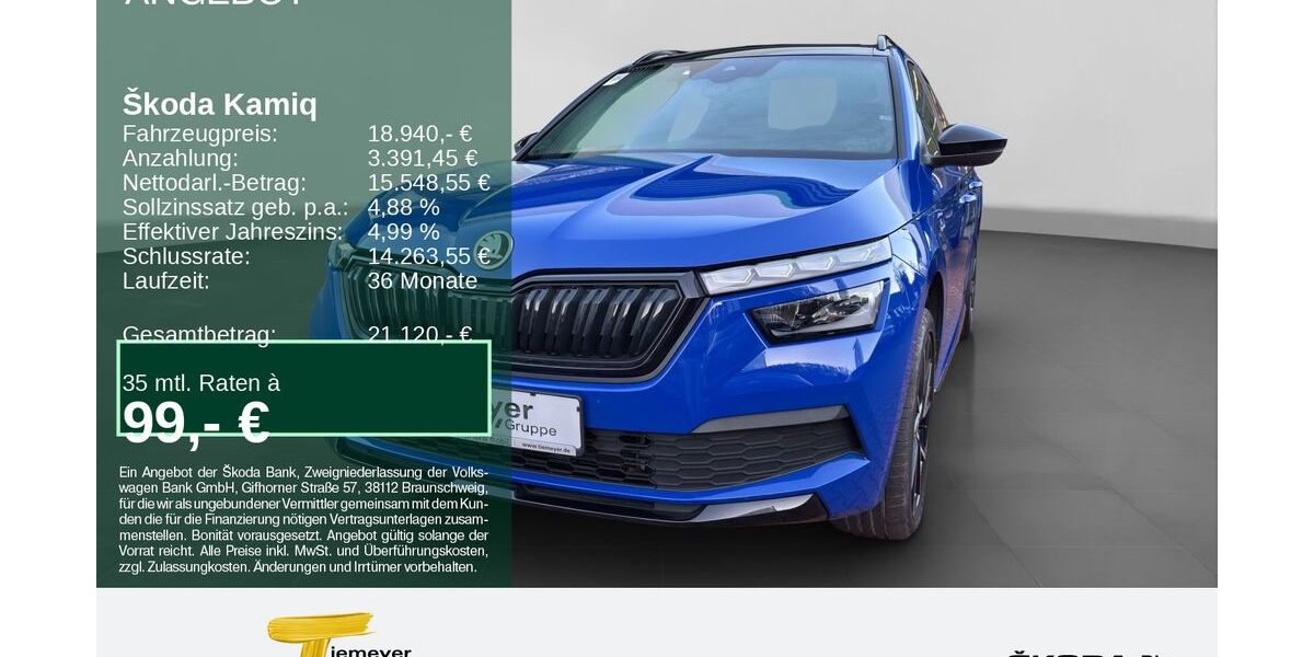 Skoda Kamiq 18.379 km 18.590 &euro; Werdohl 58791