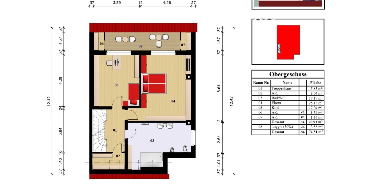 Gepflegte Doppelhaushälfte mit Loggia und Garten in Dortmund Loh - Doppelhaushälfte Dortmund Loh | Angebot:24345237