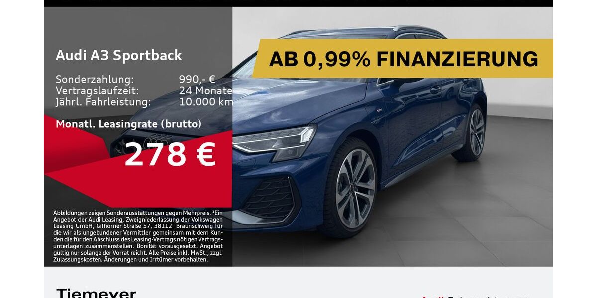 Audi A3 5.388 km 34.970 &euro; Lüdenscheid 58511