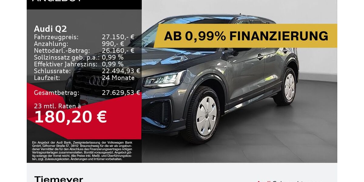 Audi Q2 5.860 km 23.980 &euro; Plettenberg 58840