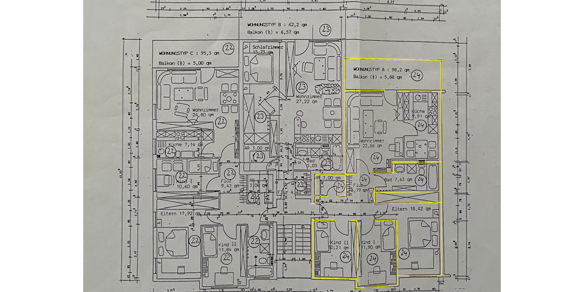 Familienparadies in Dortmund Schüren: Großzügige 4-Zimmer-Wohnung mit Balkon und viel Platz - 4- Dortmund Aplerbeck | Angebot:14421500