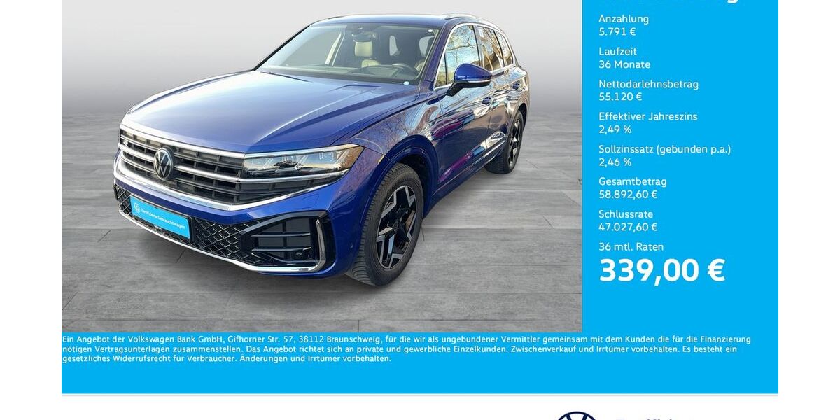 VW Touareg 19.094 km 60.911 &euro; Dortmund 44379