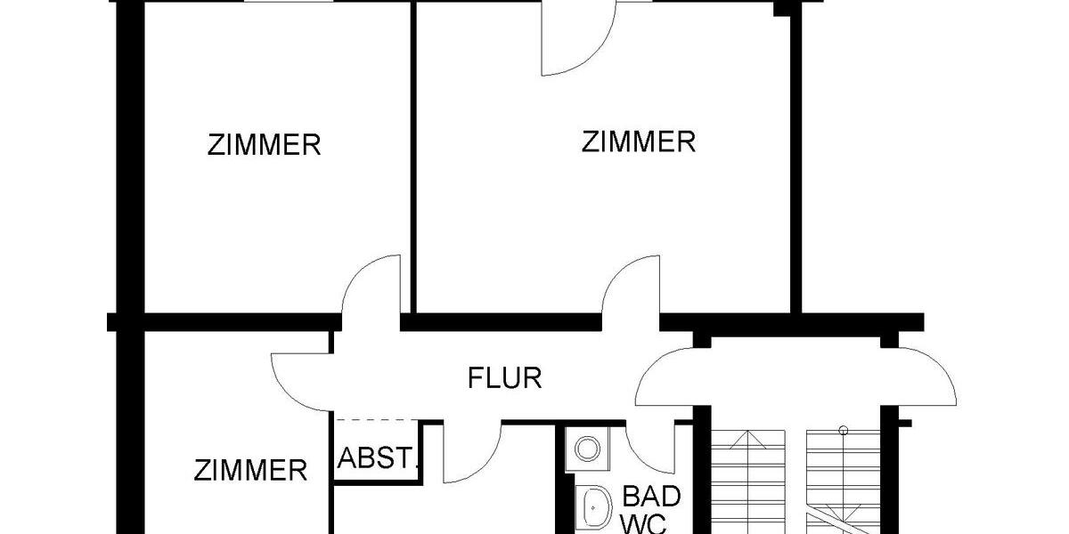 Etagenwohnung Hagen Hagen-Mitte - 3 Zimmer, 69 m&sup2;, 455&euro; | Angebot:26630941