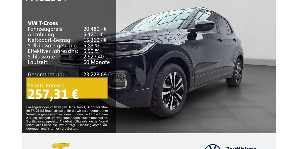 VW T-Cross 37.417 km 18.780 &euro; Lüdenscheid 58507