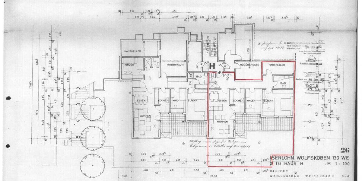 Terrassenwohnung Iserlohn Iserlohnerheide - 3 Zimmer, 122 m&sup2;, 159.000&euro; | Angebot:25957223