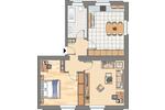 Etagenwohnung Dortmund Huckarde - 2 Zimmer, 62 m&sup2;, 495&euro; | Angebot:26003857