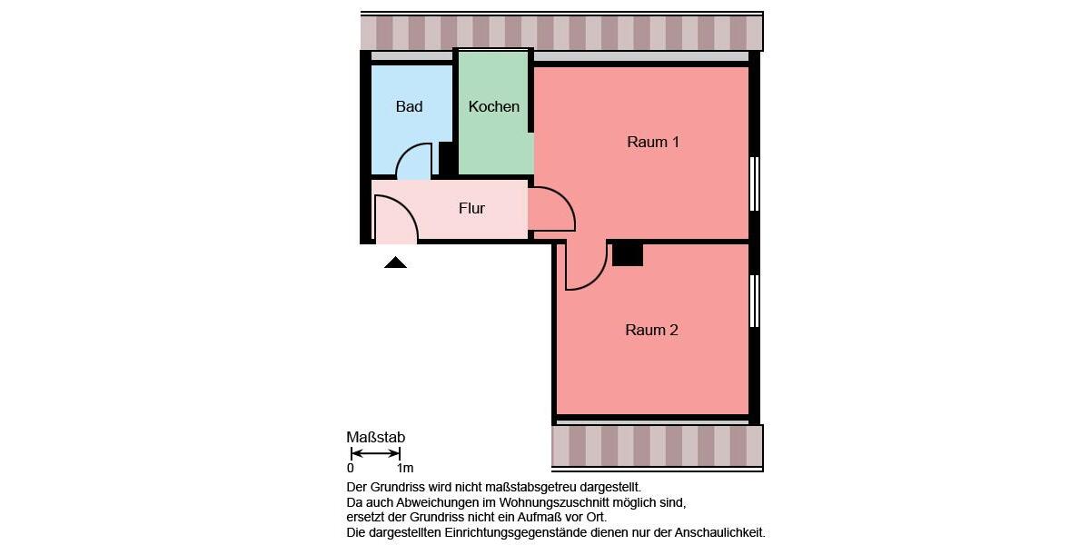 Dachgeschoßwohnung Plettenberg - 2 Zimmer, 33 m&sup2;, 319&euro; | Angebot:24751926