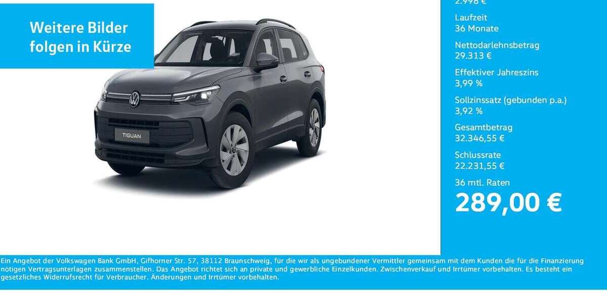 VW Tiguan 16.111 km 32.311 &euro; Unna 59423