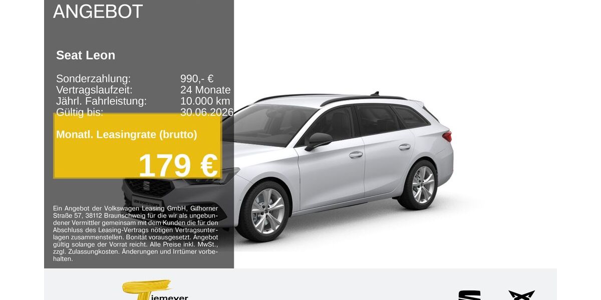 Seat Leon 24.421 km 28.210 &euro; Plettenberg 58840