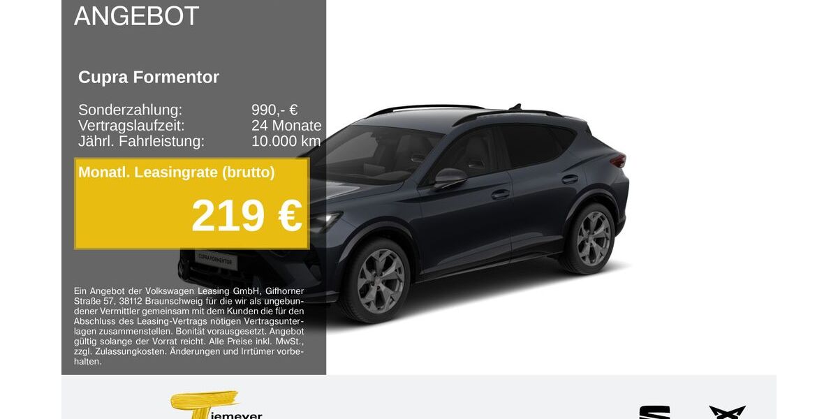 Cupra Formentor 26.912 km 32.850 &euro; Plettenberg 58840