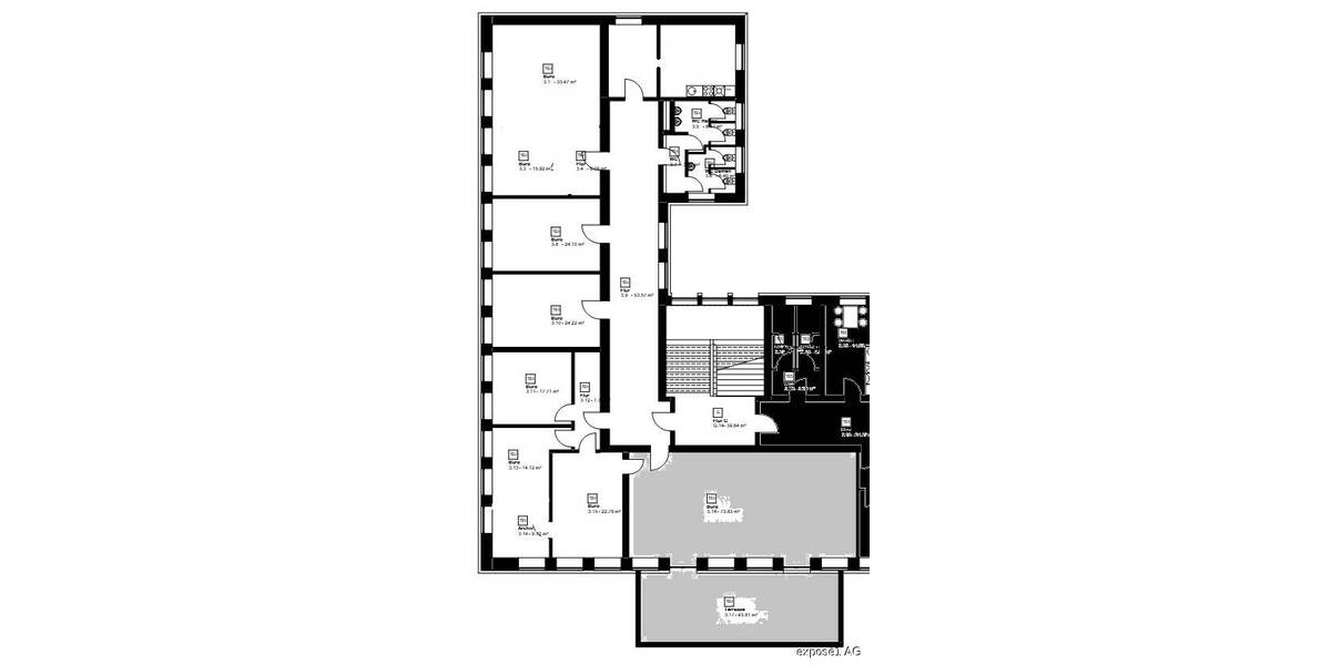 Gewerbeobjekt Hagen Hochschulviertel - 7 Zimmer, 243 m&sup2;, 2.400&euro; | Angebot:25675679