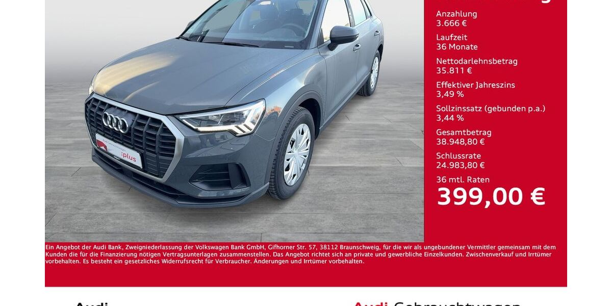 Audi Q3 14.911 km 37.998 &euro; Dortmund 44143