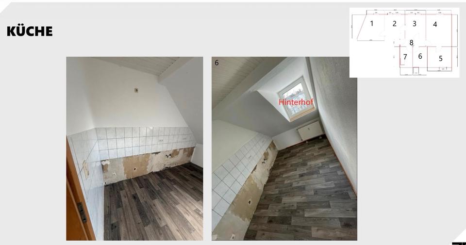 Dachgeschoßwohnung Lüdenscheid Brügge - 5 Zimmer, 85 m&sup2;, 950&euro; | Angebot:24736644