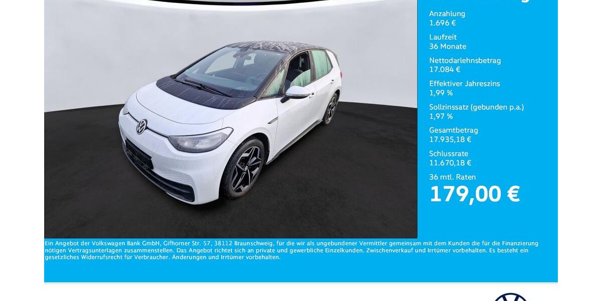 VW ID.3 44.421 km 18.780 &euro; Unna 59423