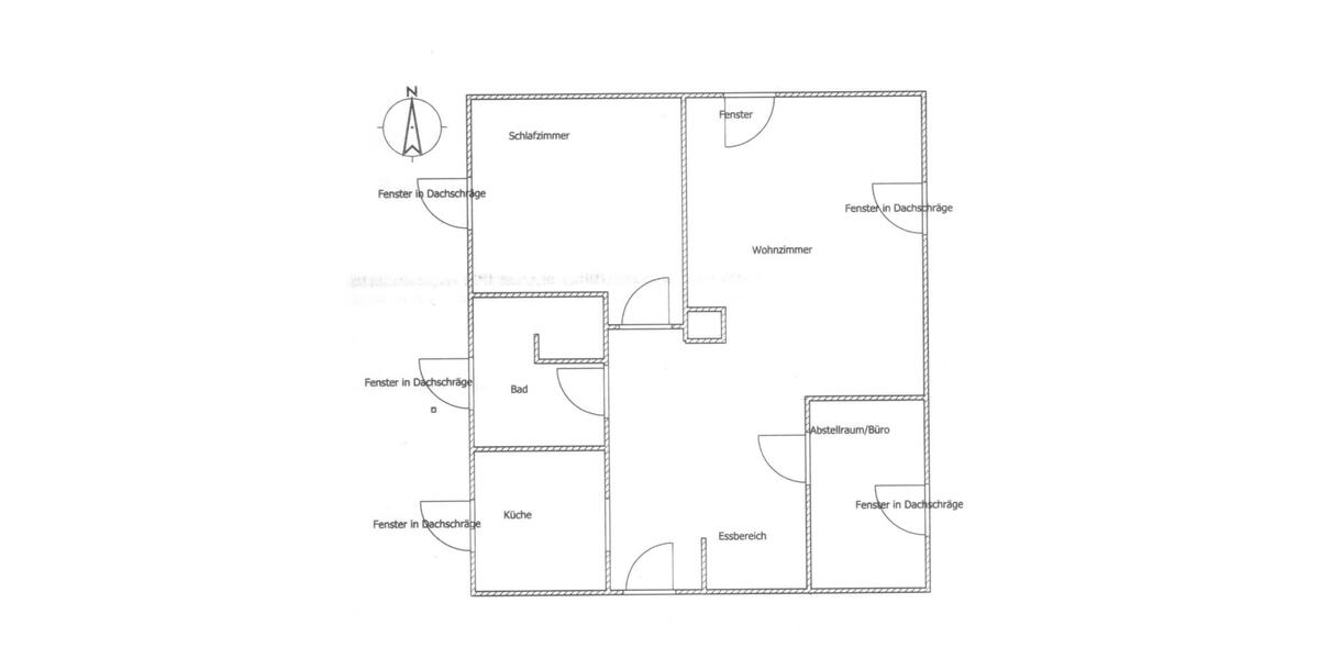 Dachgeschoßwohnung Witten Rüdinghausen - 3 Zimmer, 54 m&sup2;, 705&euro; | Angebot:26610423